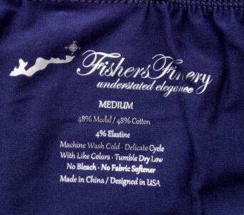 men's underwear care label