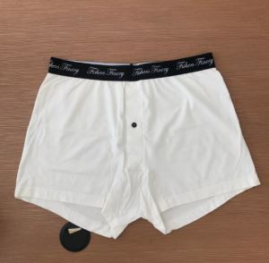 Puhas valge modaalne segu kangast meeste poksija nupp